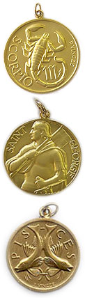 three paul vincze medallions